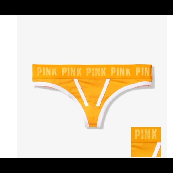 PINK Victoria's Secret Intimates & Sleepwear Pink Logo Thong Poshmark